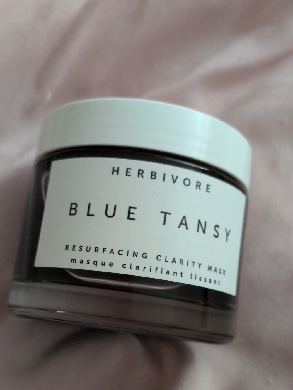 Herbivore Blue Tansy Resurfacing Clarity Mask - White Jar